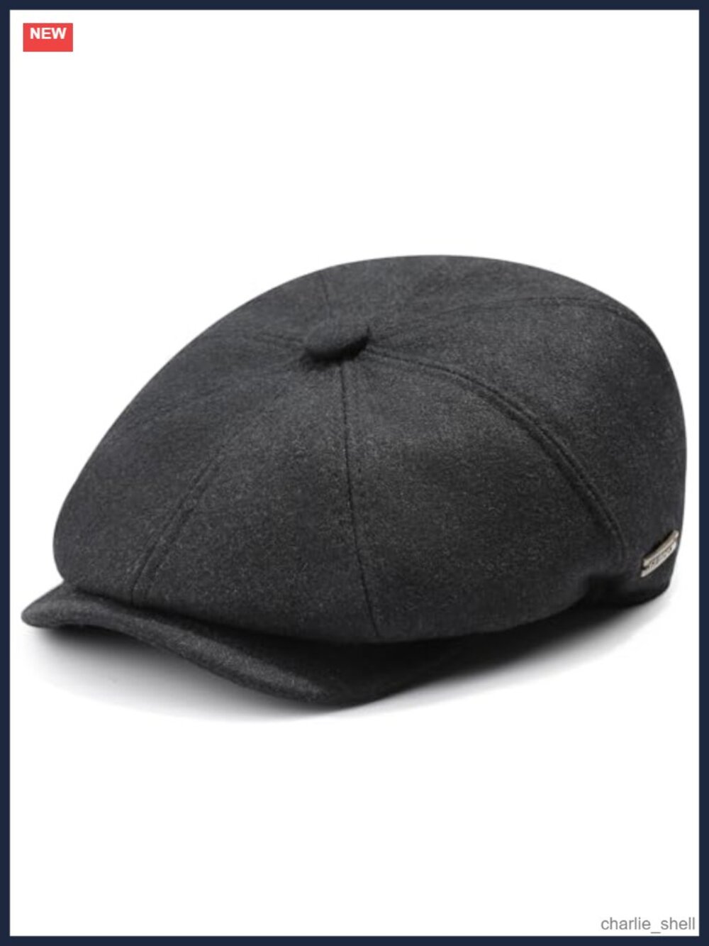 Men's Newsboy Cap Classic 8 Panel Vintage Gatsby Flat Beret Hat Adjustable